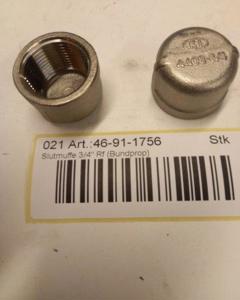 Closing Cap 3/4" SST